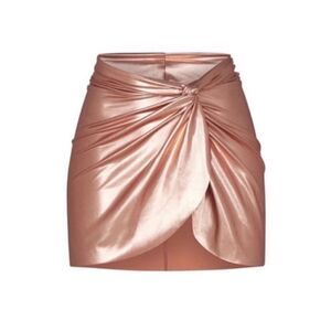 NWOT‎ SKIMS Metallic Rose Gold Sarong
